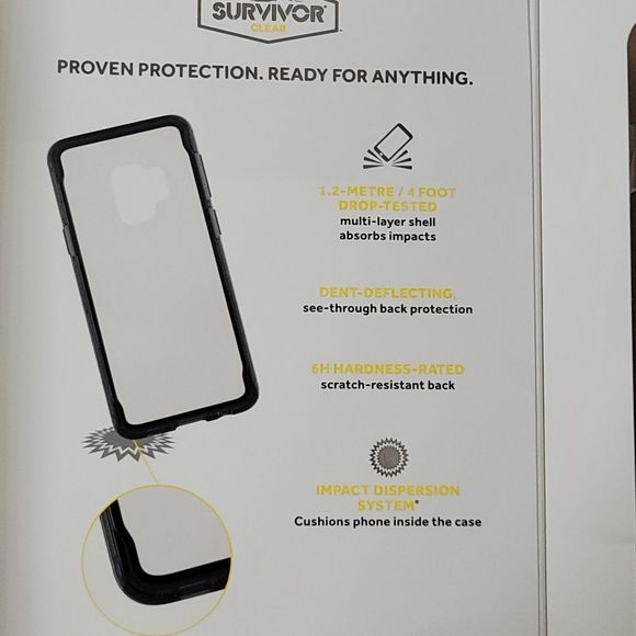 NIB-Samsung Galaxy S9 Griffin Survivor Gear Phone Case - Picture 3 of 4